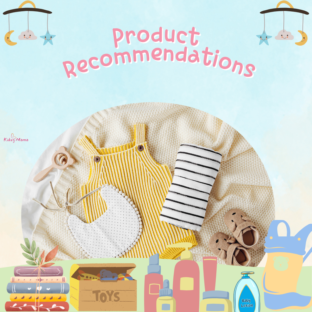 Product Recommendations in kidzy Mama